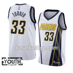 Dres Indiana Pacers Myles Turner 33 Nike 2018-19 Bijela Swingman - Dječji